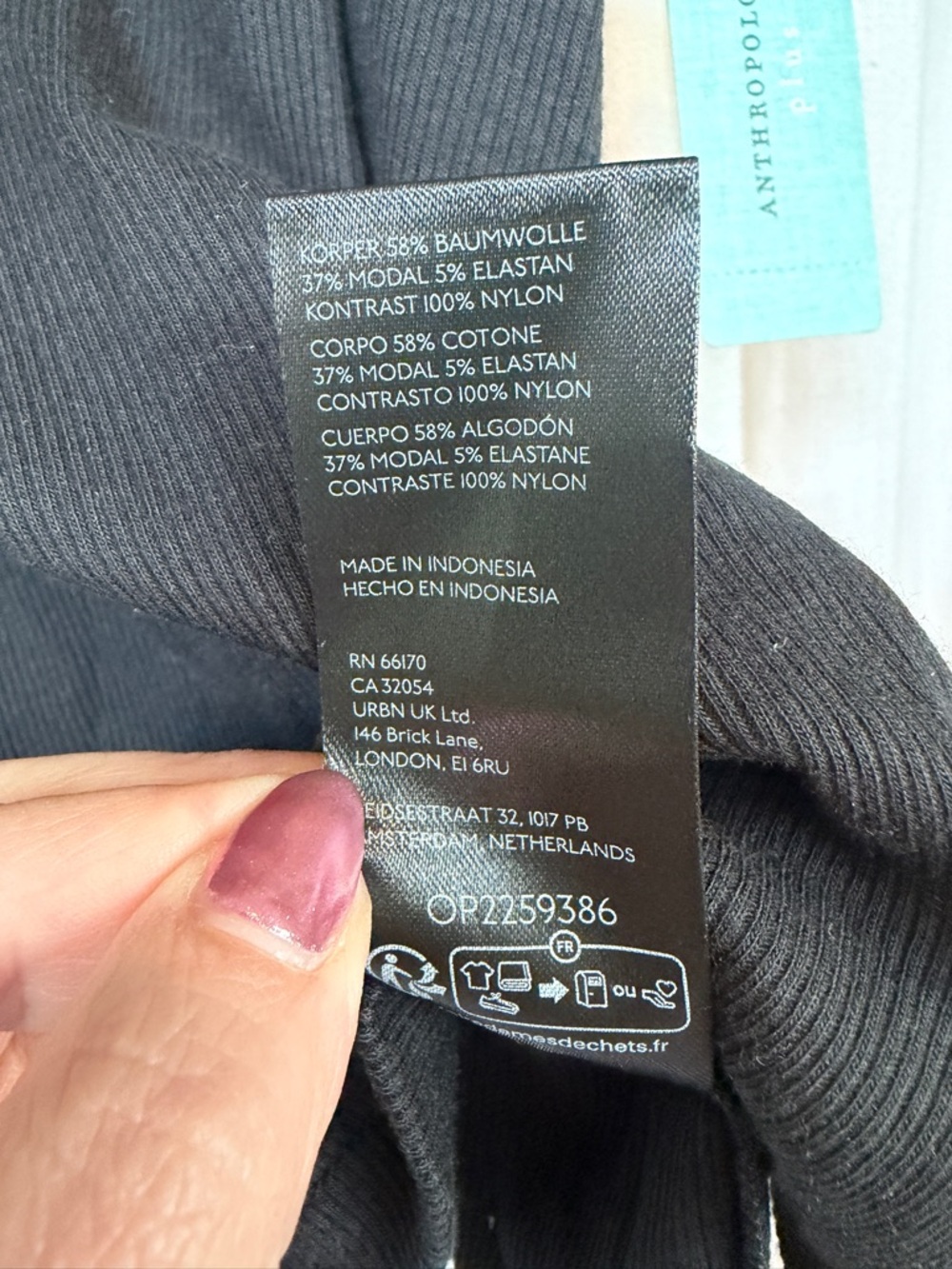 NWT MAEVE Sheer Yoke Sweetheart Black Knit Top sz 2X - Picture 8 of 8